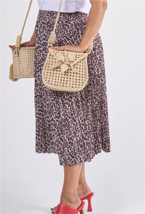 Falda Leopardo