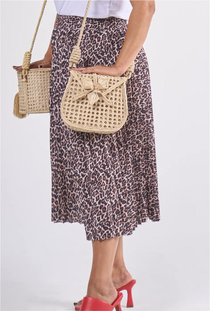 Falda Leopardo